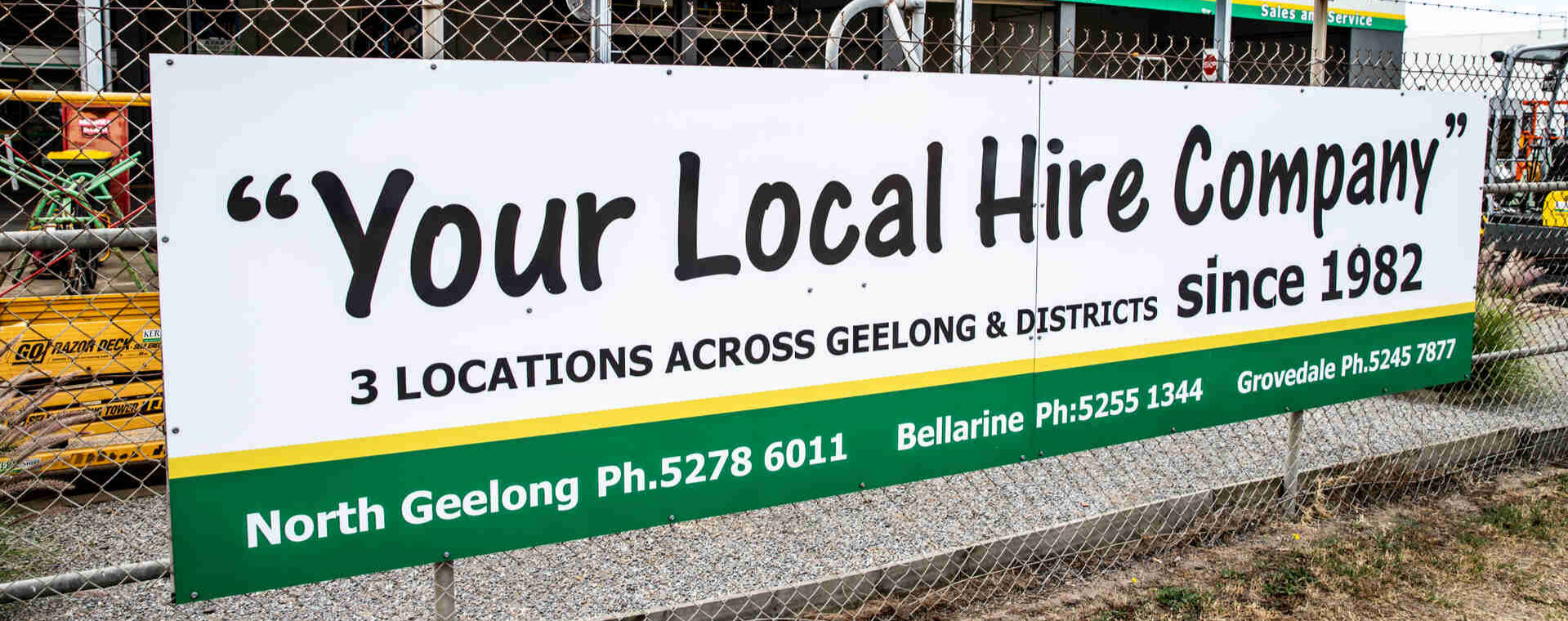 Equipment Hire in Geelong